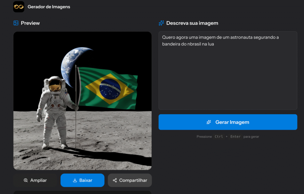 Gerador de Imagens Infinitas